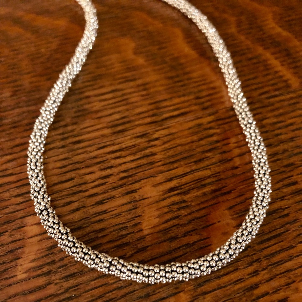 Sterling Silver necklace Lagos inspired